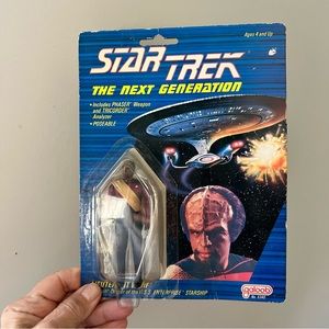 Star Trek Next Generation Lieutenant Worf figure by Galoob #5340 in orig…
